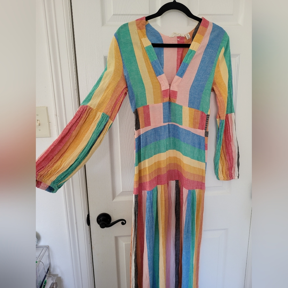 BILLABONG Sincerely Jules Mix It Up Maxi Boho Dress Size Small - Picture 5 of 6